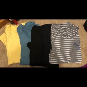 Motherhood maternity long sleeve shirts lot of 4